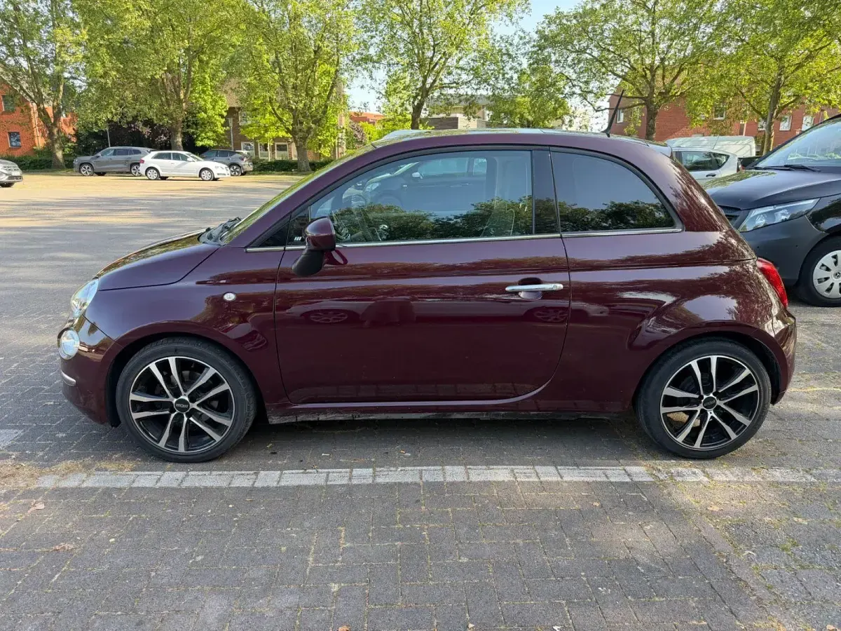 Gebraucht Fiat 500 Lounge 69 PS (50 kW) 2016 Rot Kleinwagen