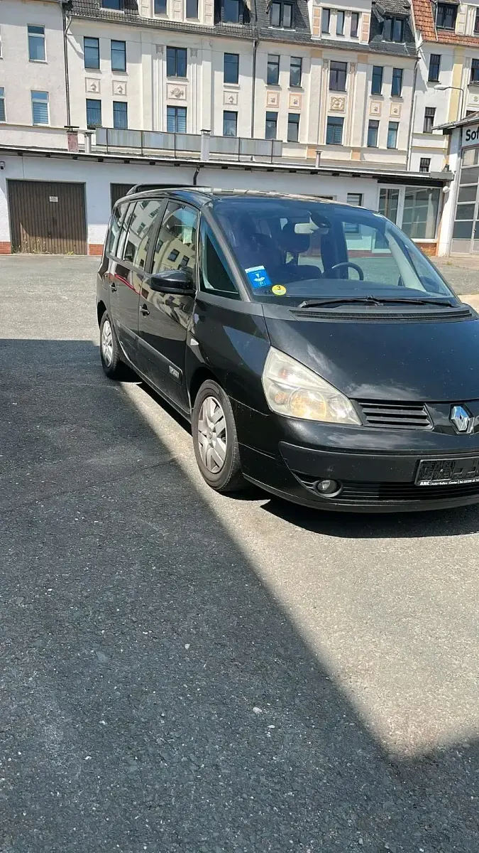 Gebraucht Renault Espace 117 PS (86 kW) 2008 Schwarz Van / Kleinbus