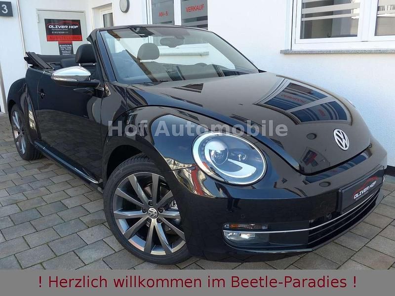 Schwarz Gebraucht 2016 VW Beetle Exclusive Cabrio | 25.470 € (Teuer) - Bild 1/3