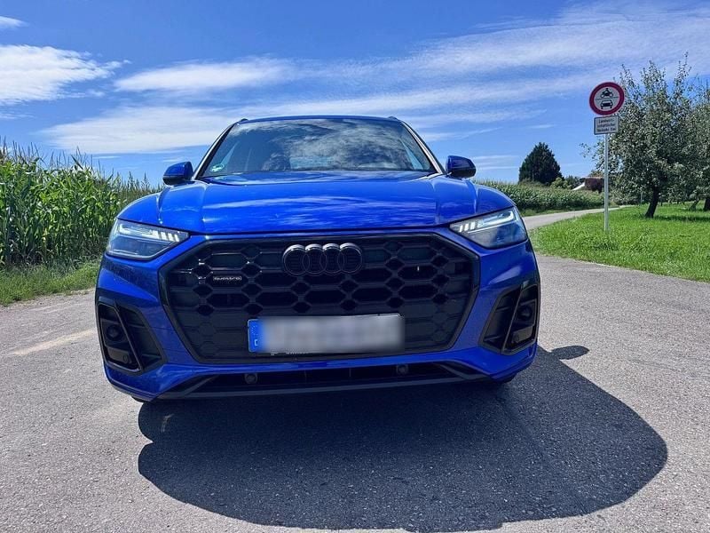 Blau Gebraucht 2021 Audi Q5 S-Line SUV | 36.300 € (Fairer Preis) - Bild 1/4