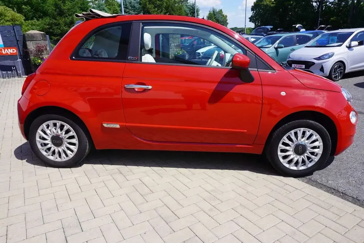 Gebraucht Fiat 500C 69 PS (50 kW) 2020 Passione rot Cabrio
