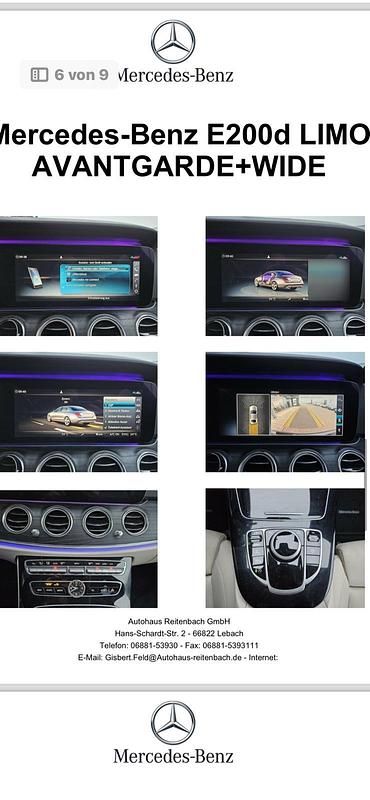 Gebraucht Mercedes E200 160 PS (117 kW) 2019 Schwarz Limousine