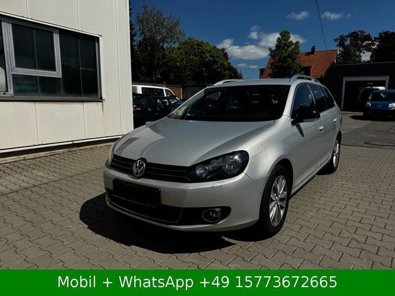 Silber Gebraucht 2012 VW Golf VI Style Kombi | 3.900 € (Superpreis) - Bild 1/4