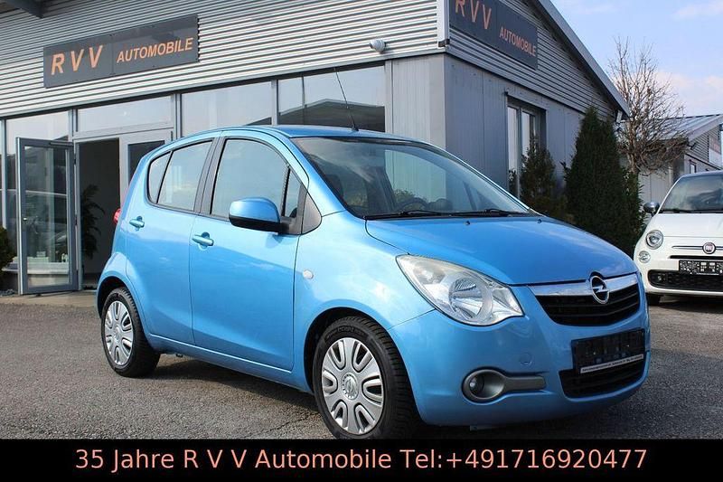 Gebraucht Opel Agila Edition 94 PS (69 kW) 2012 Blau Kleinwagen