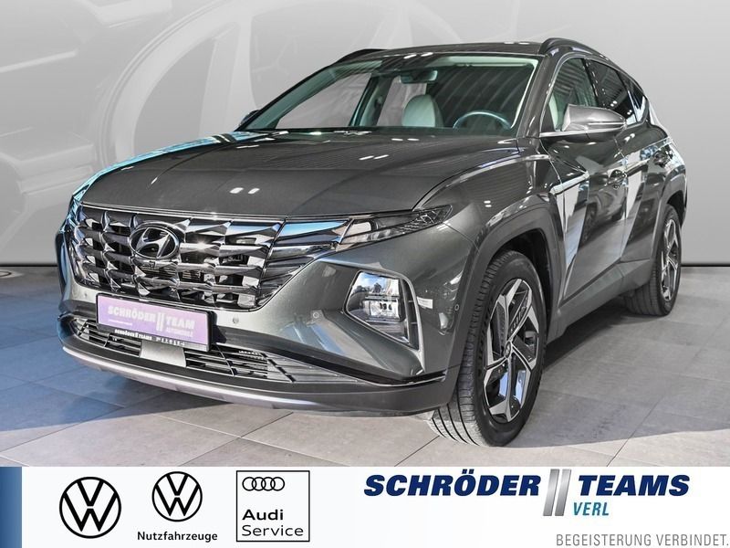 Amazon grey Gebraucht 2021 Hyundai Tucson Prime SUV | 28.190 € (Fairer Preis) - Bild 1/4