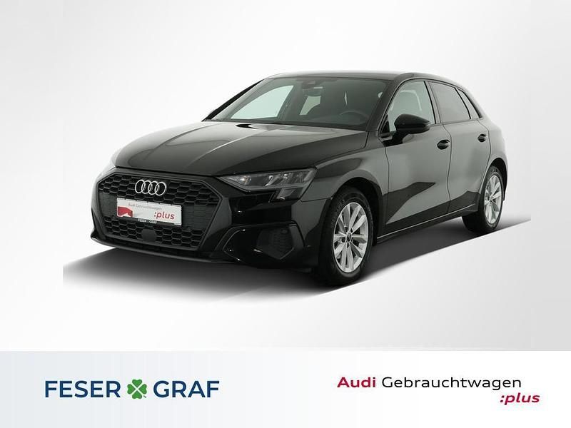 Brillantschwarz Gebraucht 2023 Audi A3 Business Limousine | 24.880 € (Fairer Preis) - Bild 1/4