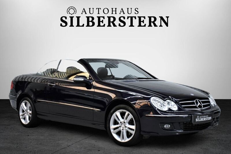 Blau Gebraucht 2008 Mercedes CLK200 Avantgarde Cabrio | 16.490 € (Etwas zu teuer) - Bild 1/4