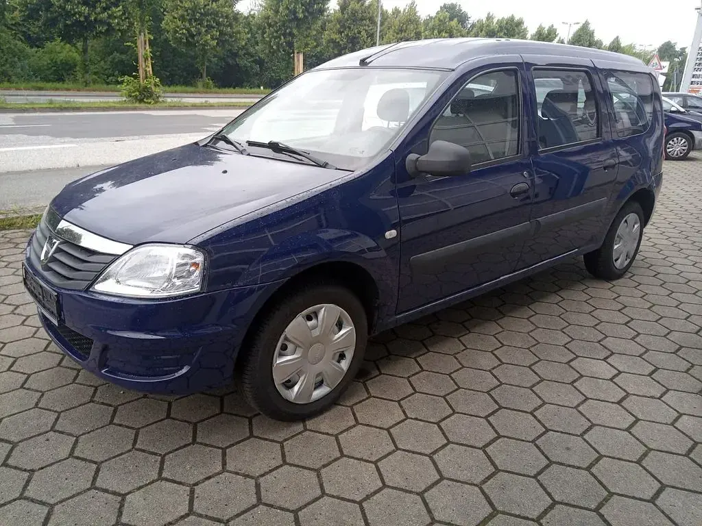 Gebraucht Dacia Logan MCV Ambiance 75 PS (55 kW) 2010 Blau Kombi