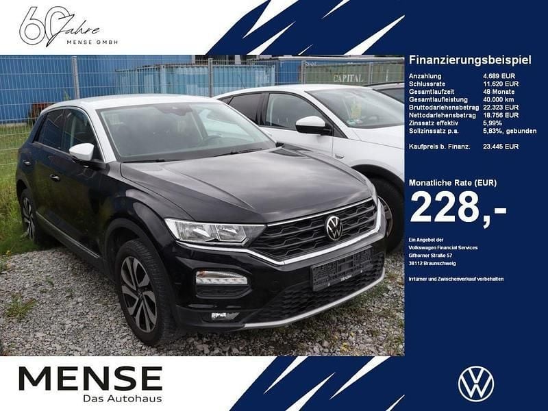Deep black perleffekt Gebraucht 2021 VW T-Roc Active SUV | 23.445 € (Guter Preis) - Bild 1/4