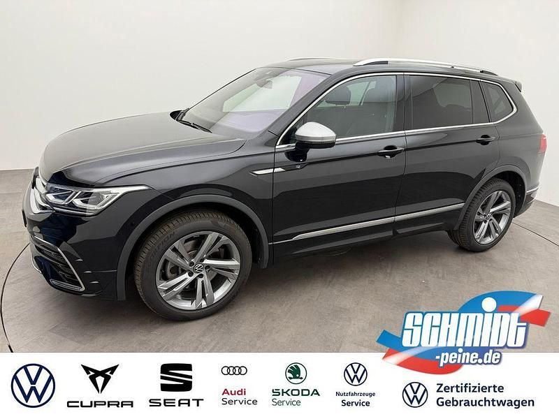 Schwarz Gebraucht 2024 VW Tiguan Allspace R-line SUV | 48.400 € (Teuer) - Bild 1/4