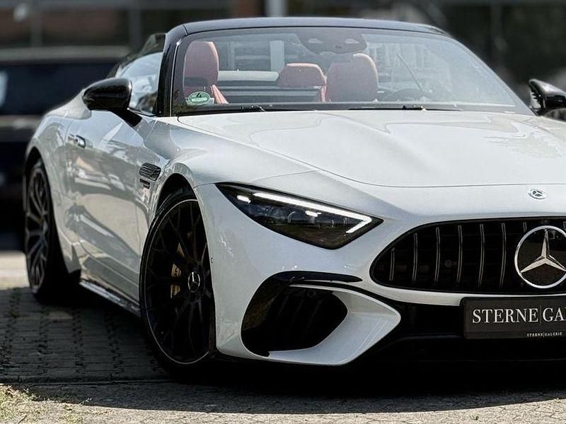 Weiß Gebraucht 2022 Mercedes SL63 AMG AMG Cabrio | 129.900 € (Etwas zu teuer) - Bild 1/4