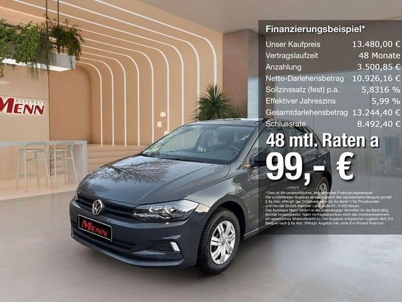 Gebraucht VW Polo 110 PS (80 kW) 2020 Grau Kleinwagen
