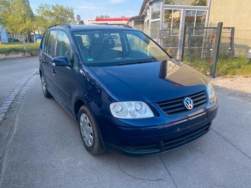 Blau Gebraucht 2003 VW Touran Van / Kleinbus | 750 € (Superpreis) - Bild 1/4