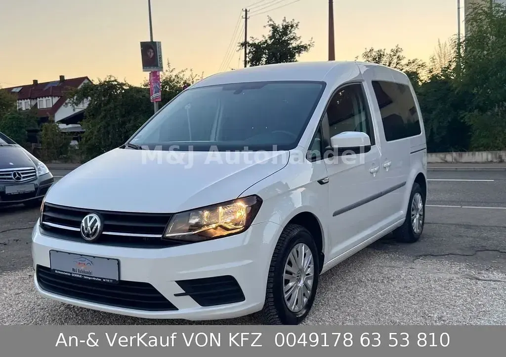 Gebraucht VW Caddy Trendline 102 PS (75 kW) 2019 Weiß Van / Kleinbus