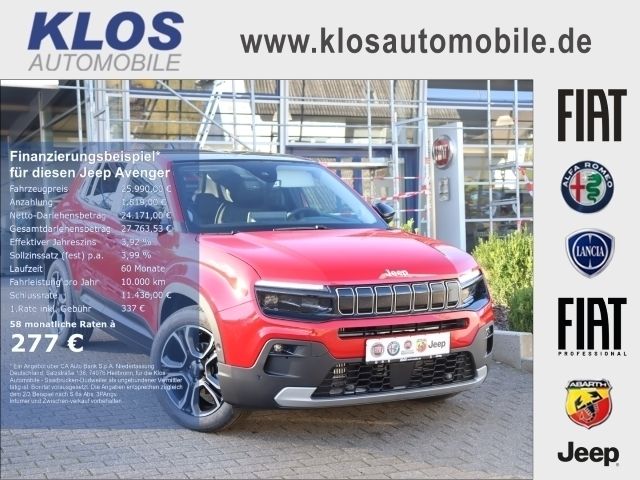 Rot Neu 2024 Jeep Avenger Summit SUV | 24.990 € (Guter Preis) - Bild 1/4