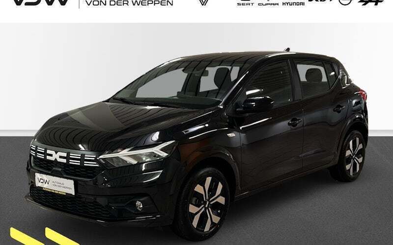 Schwarz Neu 2025 Dacia Sandero Expression Kleinwagen | 18.420 € (Fairer Preis) - Bild 1/4