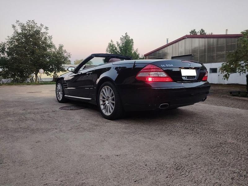Schwarz Gebraucht 2009 Mercedes SL55 AMG AMG Cabrio | 48.500 € - Bild 1/4