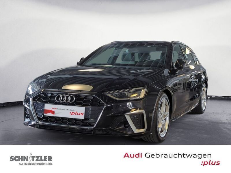 Schwarz Gebraucht 2021 Audi A4 S-Line Kombi | 26.980 € (Guter Preis) - Bild 1/4