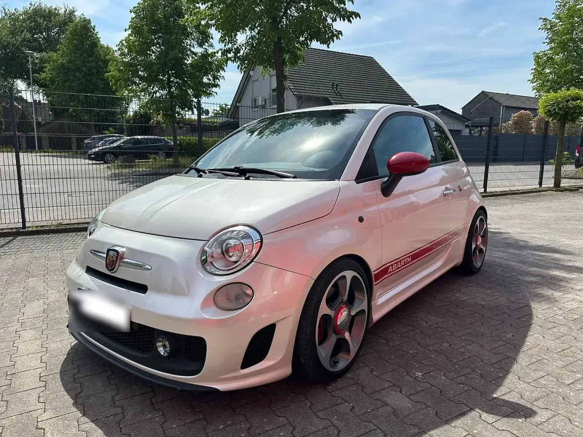 Gebraucht Abarth 500 135 PS (99 kW) 2008 Weiß Kleinwagen