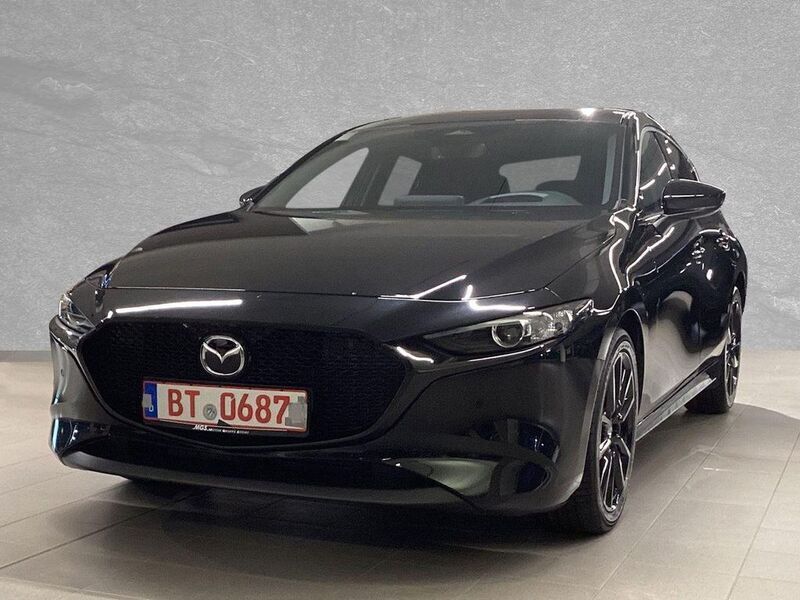 Jet black Neu 2024 Mazda 3 Homura-Line Kleinwagen | 26.790 € (Guter Preis) - Bild 1/4