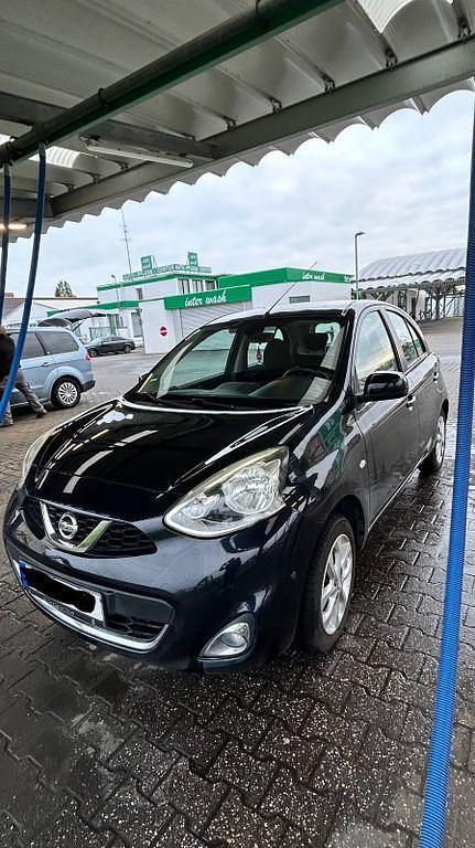 Schwarz Gebraucht 2014 Nissan Micra Acenta Kleinwagen | 2.999 € - Bild 1/4