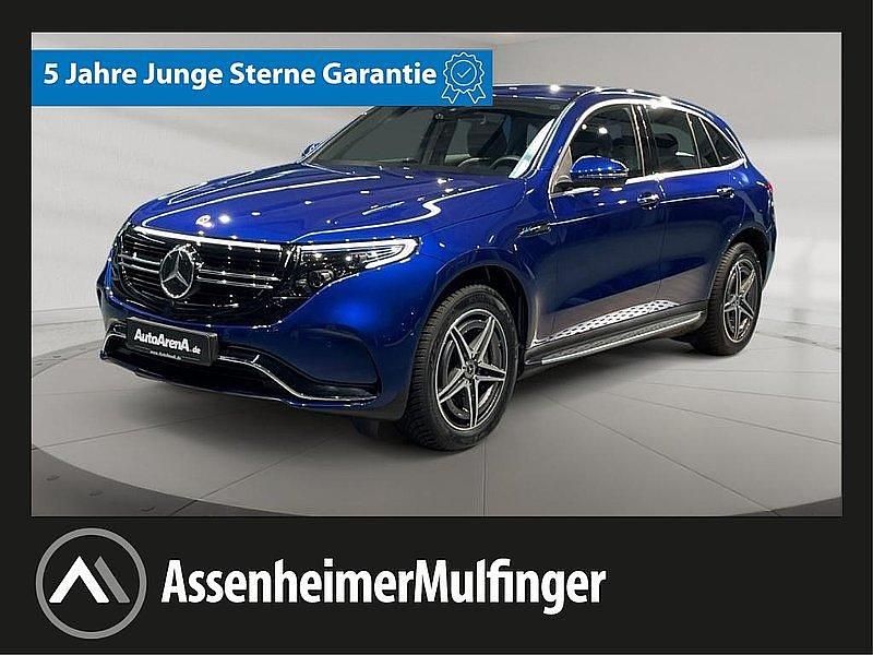 Brillantblau metallic Gebraucht 2020 Mercedes EQC400 AMG SUV | 34.730 € (Fairer Preis) - Bild 1/4