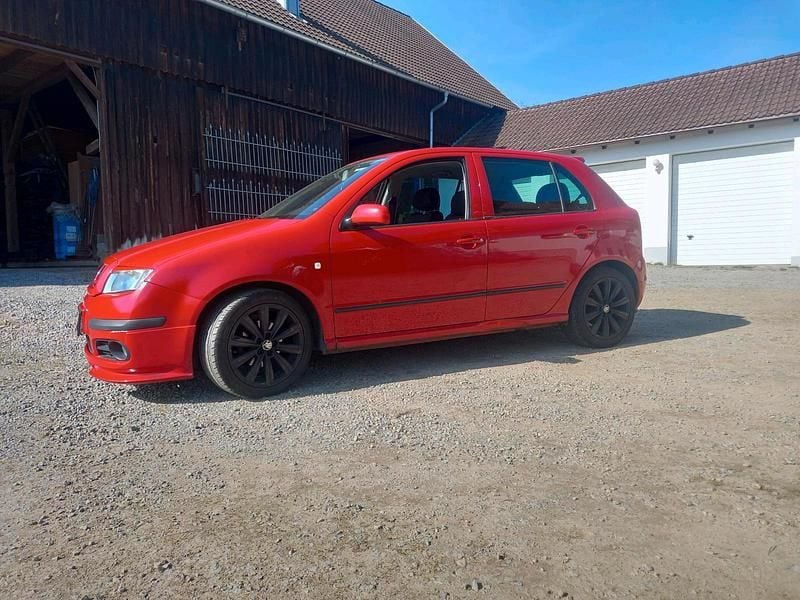 Gebraucht Skoda Fabia 75 PS (55 kW) 2007 Rot Limousine