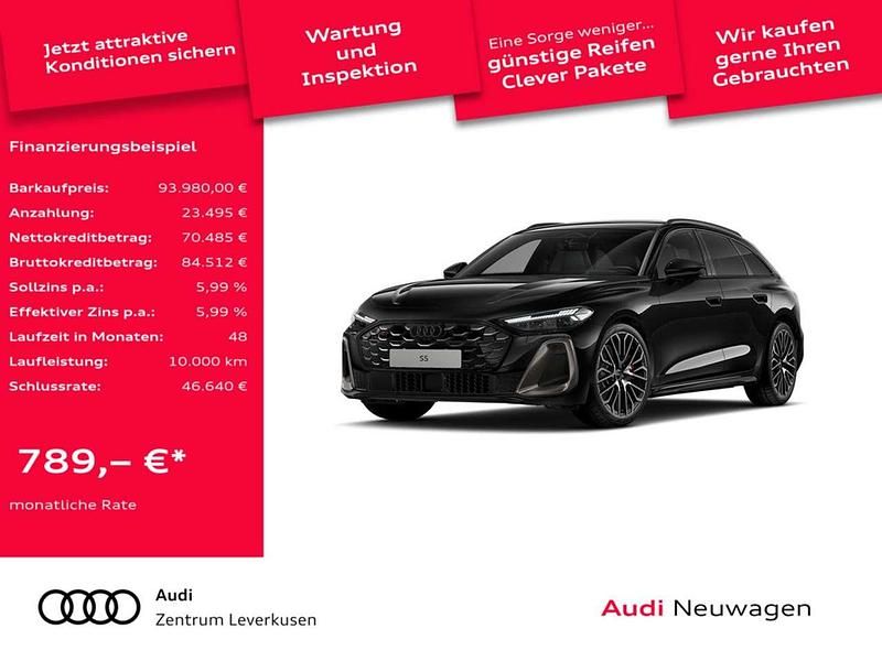 Mythosschwarz Neu 2025 Audi S5 Edition .1 Kombi | 93.980 € - Bild 1/4