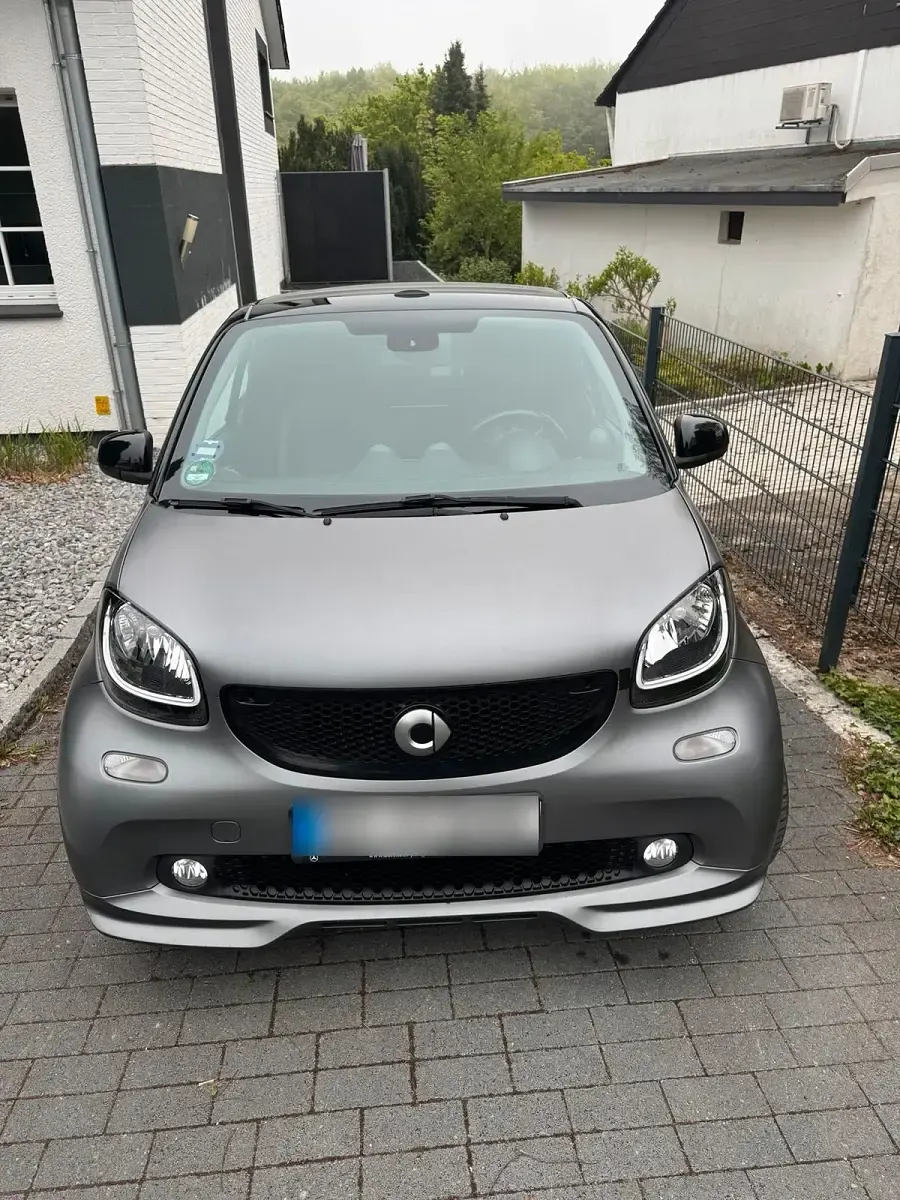 Occasion Smart ForTwo Cabrio Brabus 90 ch (66 kW) 2018 Gris Cabriolet