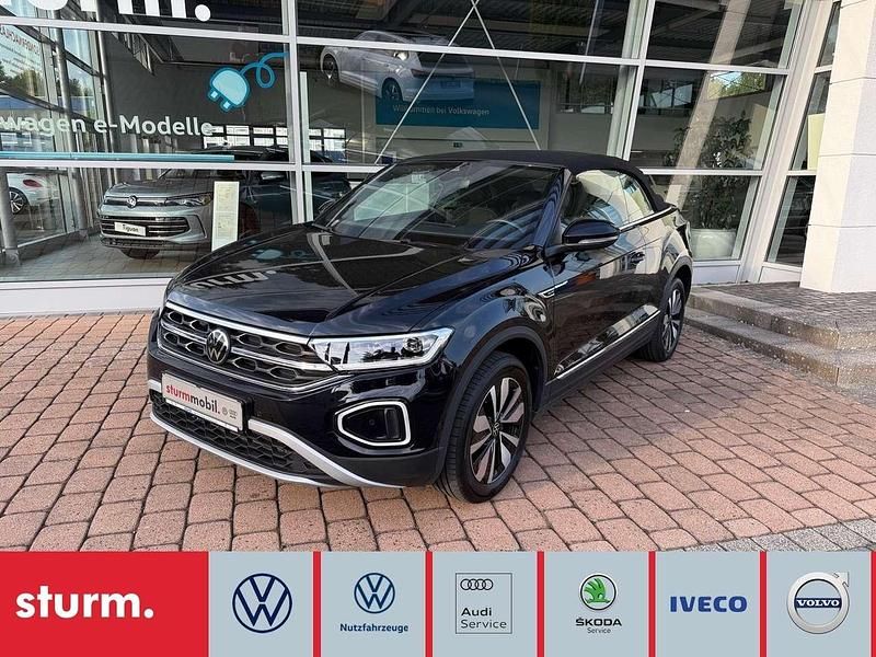 Deep black Gebraucht 2023 VW T-Roc Cabriolet Move Cabrio | 29.780 € (Guter Preis) - Bild 1/4