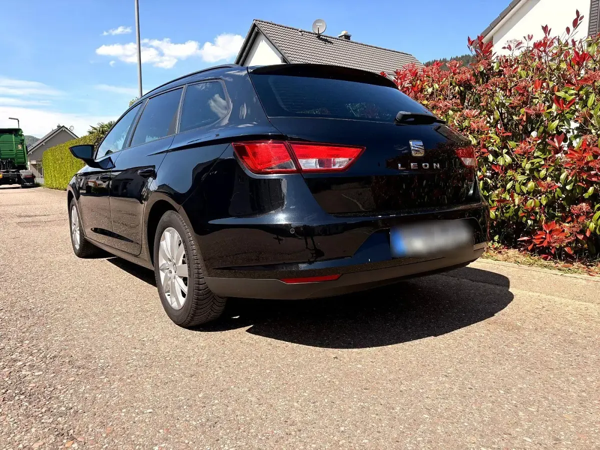 Gebraucht Seat Leon ST Reference 110 PS (80 kW) 2014 Schwarz Kombi
