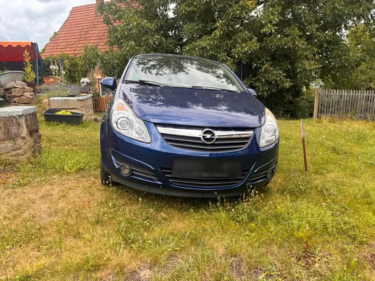 Gebraucht Opel Corsa 80 PS (58 kW) 2007 Blau Kleinwagen
