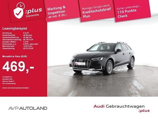 Schwarz (brillantschwarz) Gebraucht 2023 Audi A4 Allroad Ambiente Kombi | 35.720 € (Guter Preis) - Bild 1/4