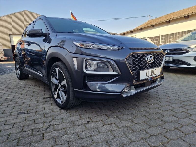 Grau Gebraucht 2018 Hyundai Kona Premium SUV | 18.999 € (Fairer Preis) - Bild 1/4