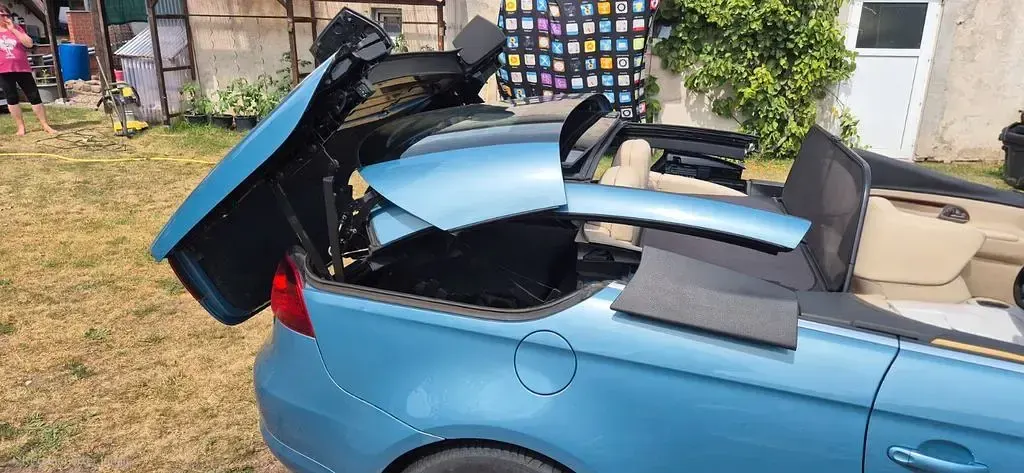 Gebraucht VW Eos 200 PS (147 kW) 2007 Blau Cabrio