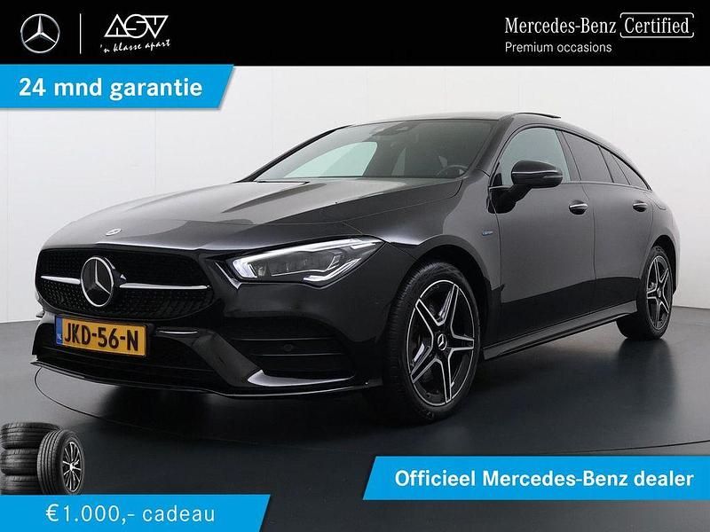 Schwarz Gebraucht 2021 Mercedes CLA250e Shooting Brake Business Kombi | 32.495 € (Teuer) - Bild 1/4