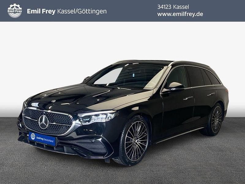 Schwarz Gebraucht 2024 Mercedes E220 AMG line Kombi | 51.710 € (Teuer) - Bild 1/4