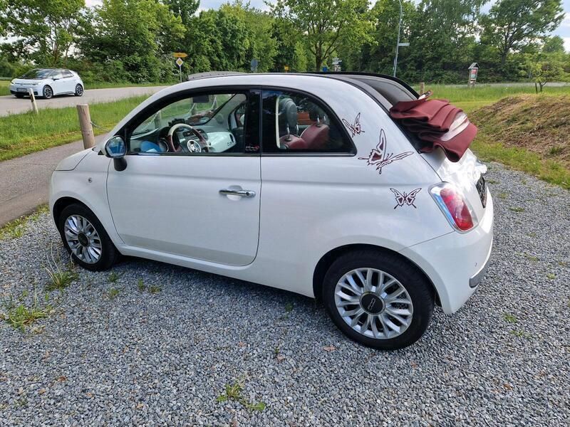 Weiß Gebraucht 2014 Fiat 500C Pop Star Cabrio | 7.800 € (Fairer Preis) - Bild 1/4