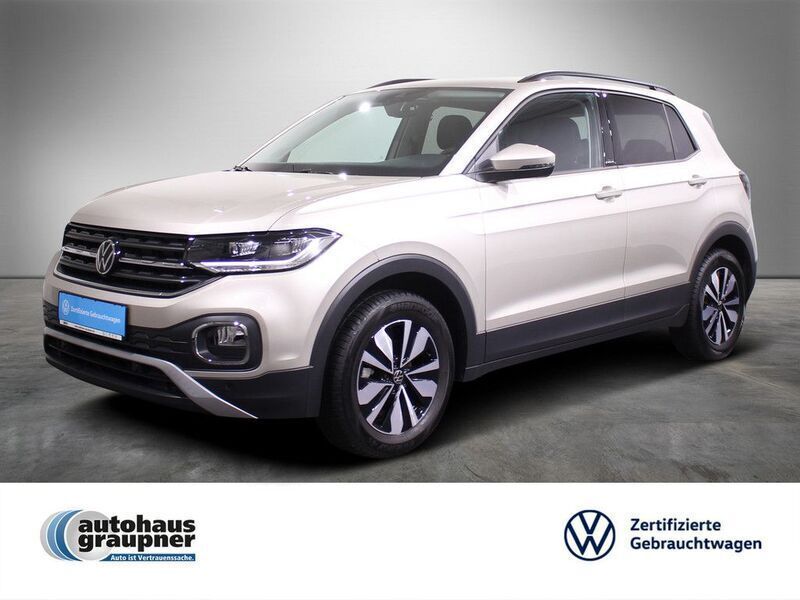 Gebraucht VW T-Cross Move 110 PS (80 kW) 2023 Silber / ivory silver (metallic) SUV