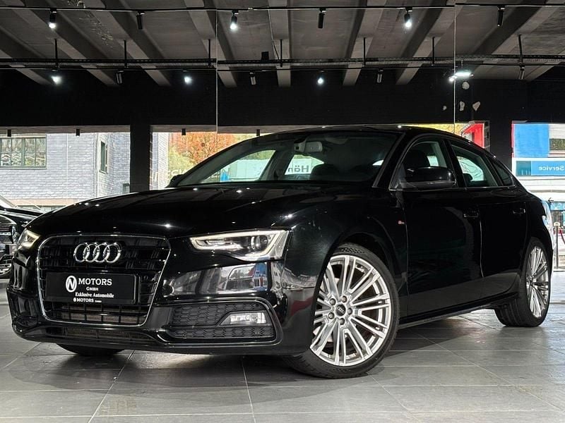 Schwarz Gebraucht 2016 Audi A5 Sportback S-Line Coupé | 14.999 € (Superpreis) - Bild 1/4