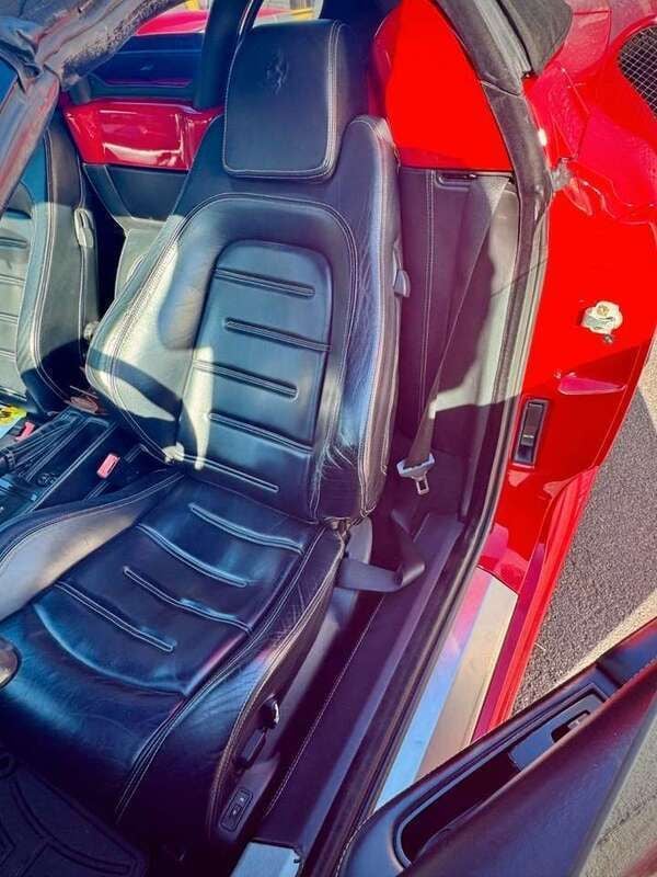 Gebraucht Ferrari F430 485 PS (356 kW) 2008 Weiss aktuell rosso foliert Cabrio