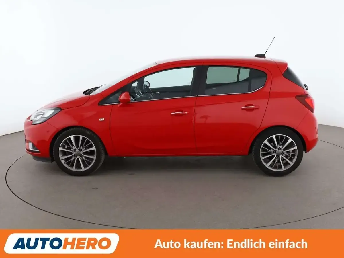 Gebraucht Opel Corsa Innovation 90 PS (66 kW) 2016 Magmarot/flame red Kleinwagen