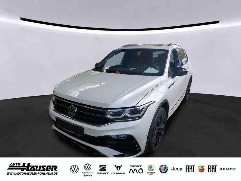 Weiss Gebraucht 2022 VW Tiguan Allspace R-line SUV | 40.985 € (Teuer) - Bild 1/3
