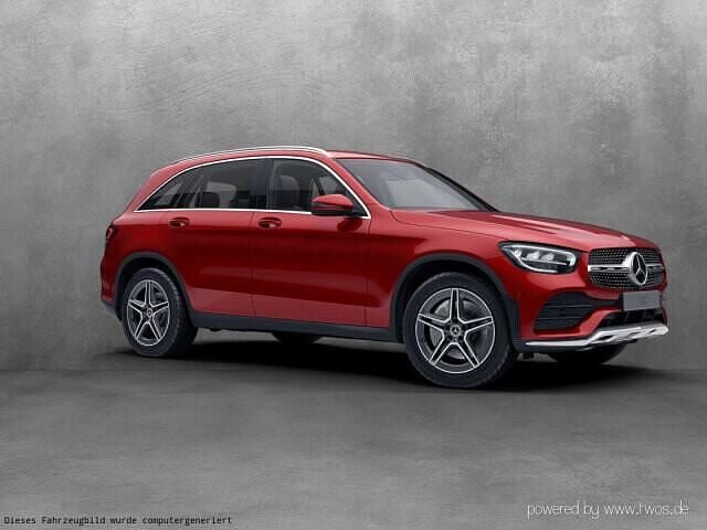 Gebraucht Mercedes GLC200 AMG line 197 PS (144 kW) 2021 Rot SUV