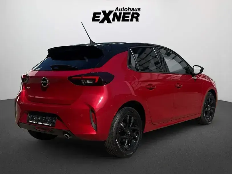 Gebraucht Opel Corsa GS Line 101 PS (74 kW) 2023 Chili rot dach schwarz Kleinwagen