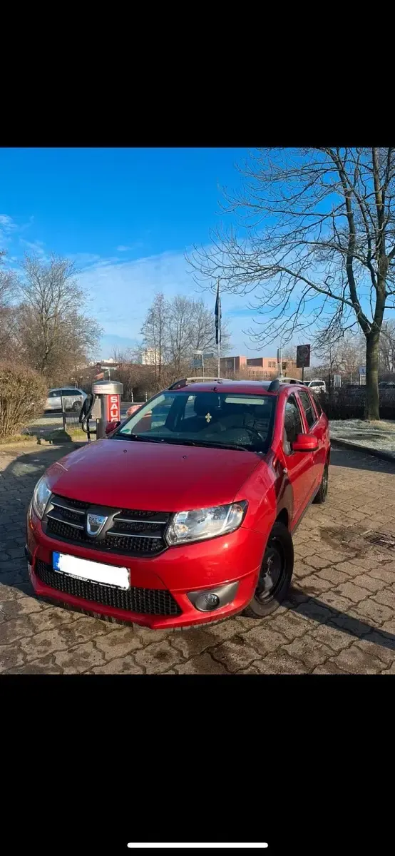 Gebraucht Dacia Logan MCV 90 PS (66 kW) 2014 Rot Kombi