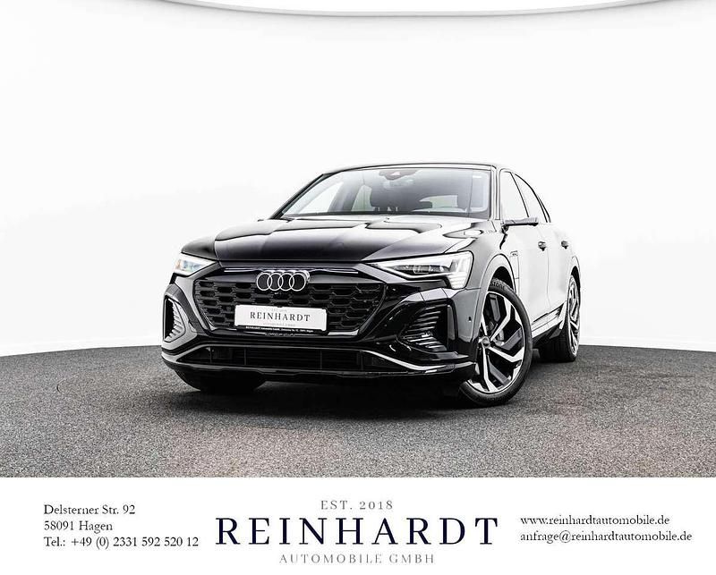 Mythosschwarz metallic Gebraucht 2024 Audi Q8 e-tron S-Line SUV | 59.850 € (Fairer Preis) - Bild 1/3