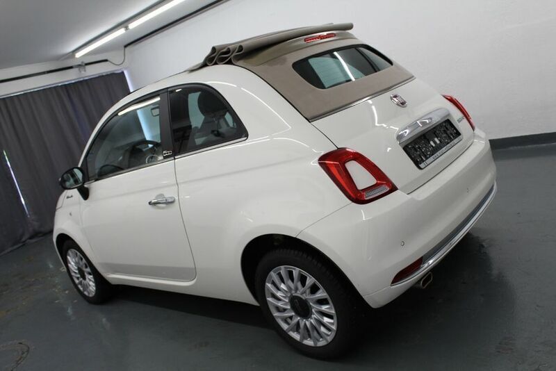Gelato weiss Gebraucht 2021 Fiat 500C Dolcevita Cabrio | 15.999 € (Etwas zu teuer) - Bild 1/4