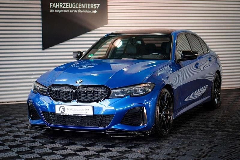 Portimao blau Gebraucht 2021 BMW 340 Limousine | 41.999 € (Superpreis) - Bild 1/4