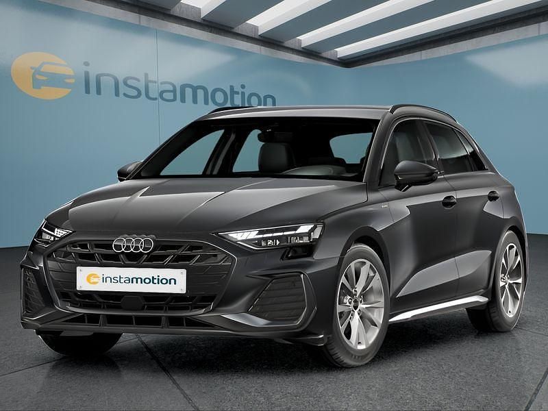 Grau Gebraucht 2024 Audi A3 Sportback Kleinwagen | 35.599 € (Etwas zu teuer) - Bild 1/4